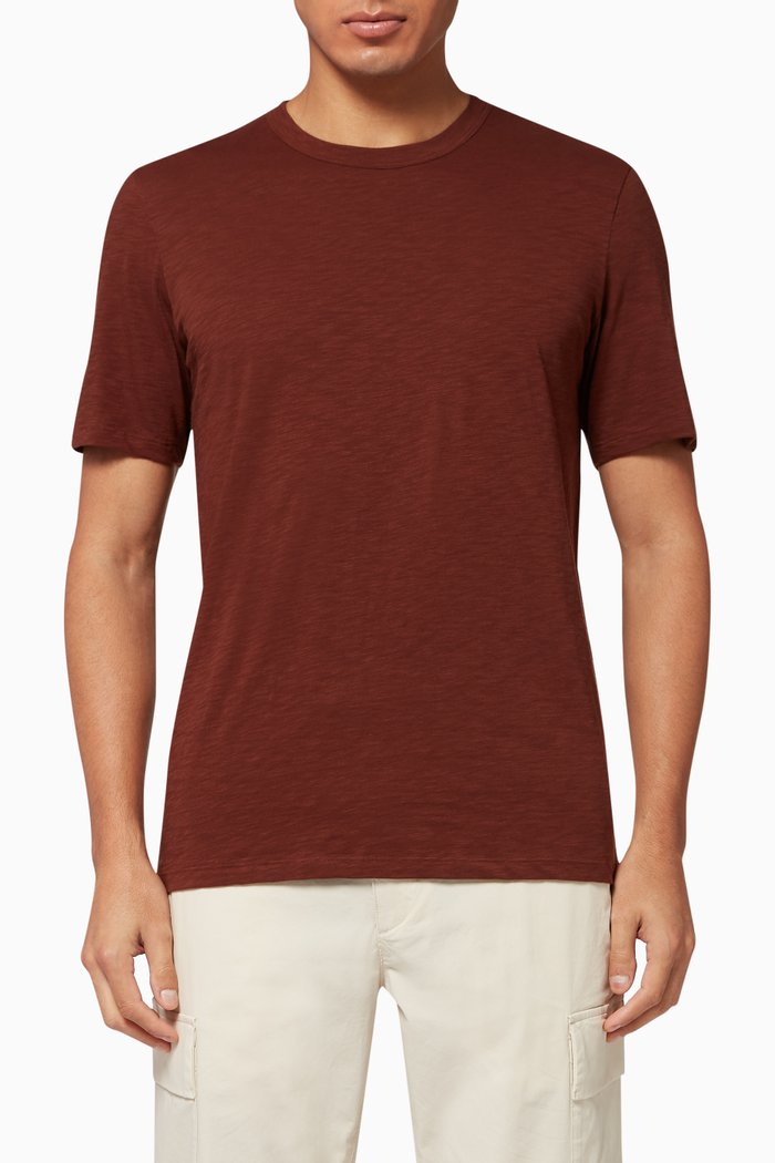

Essential Cotton T-Shirt, Brown