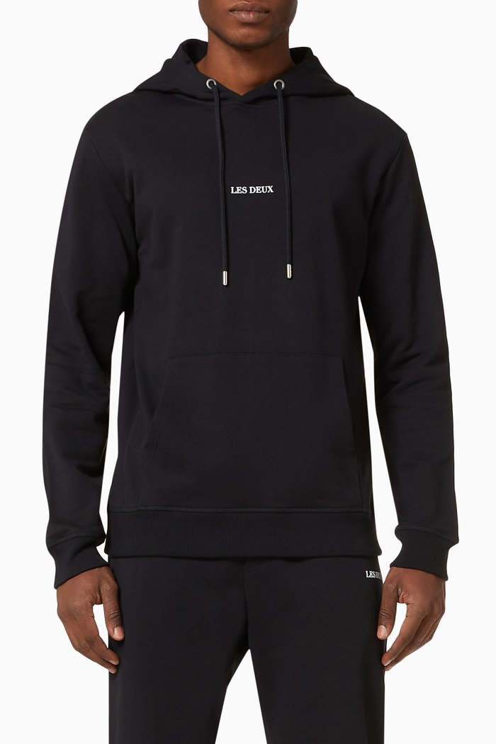 

Lens Hoodie in Cotton, Black