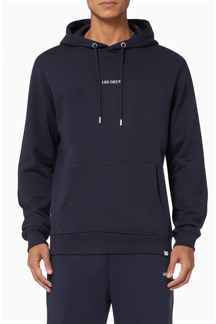 

Lens Hoodie in Cotton, Blue