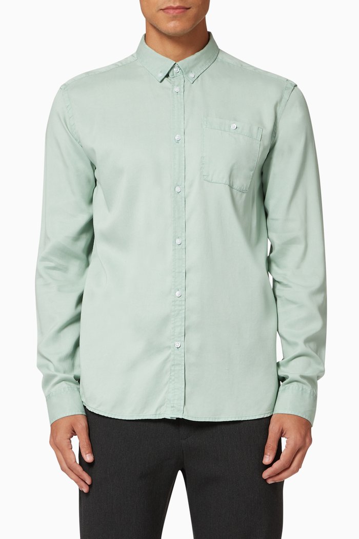 

Laurent Tencel Shirt, Blue