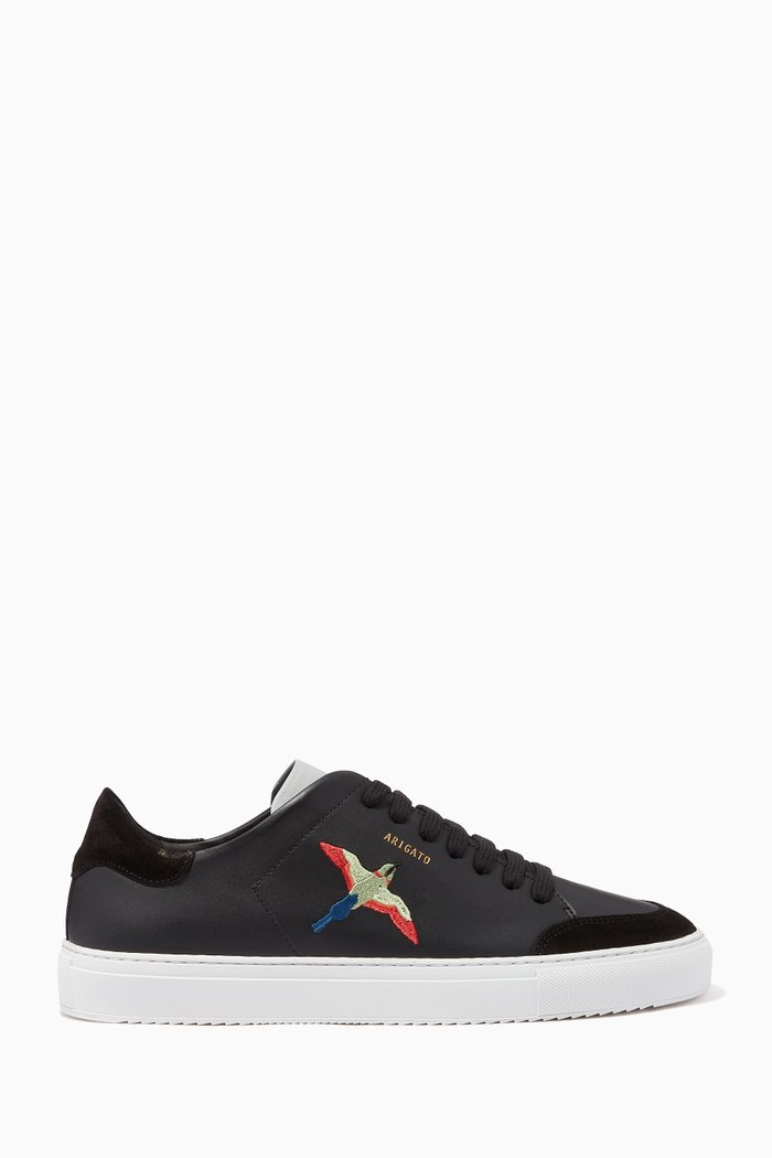 

Clean 90 Bird Sneakers in Leather, Black