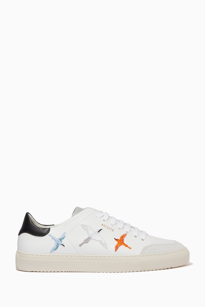 Clean 90 Bird Sneakers in Leather, White