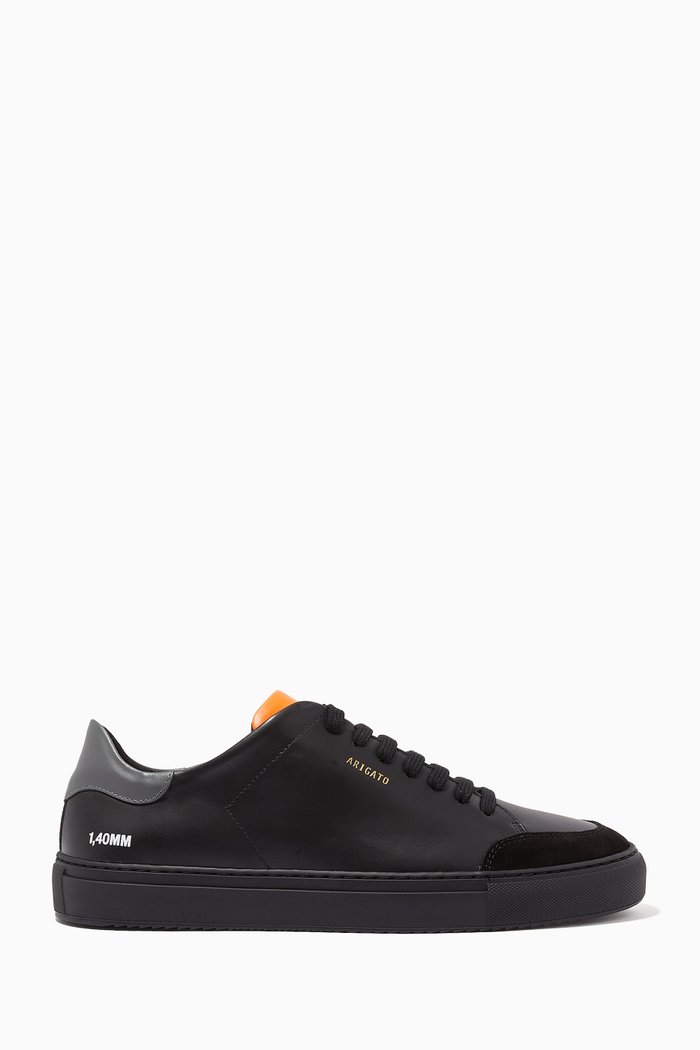 Clean 90 Triple Sneakers in Leather, Black