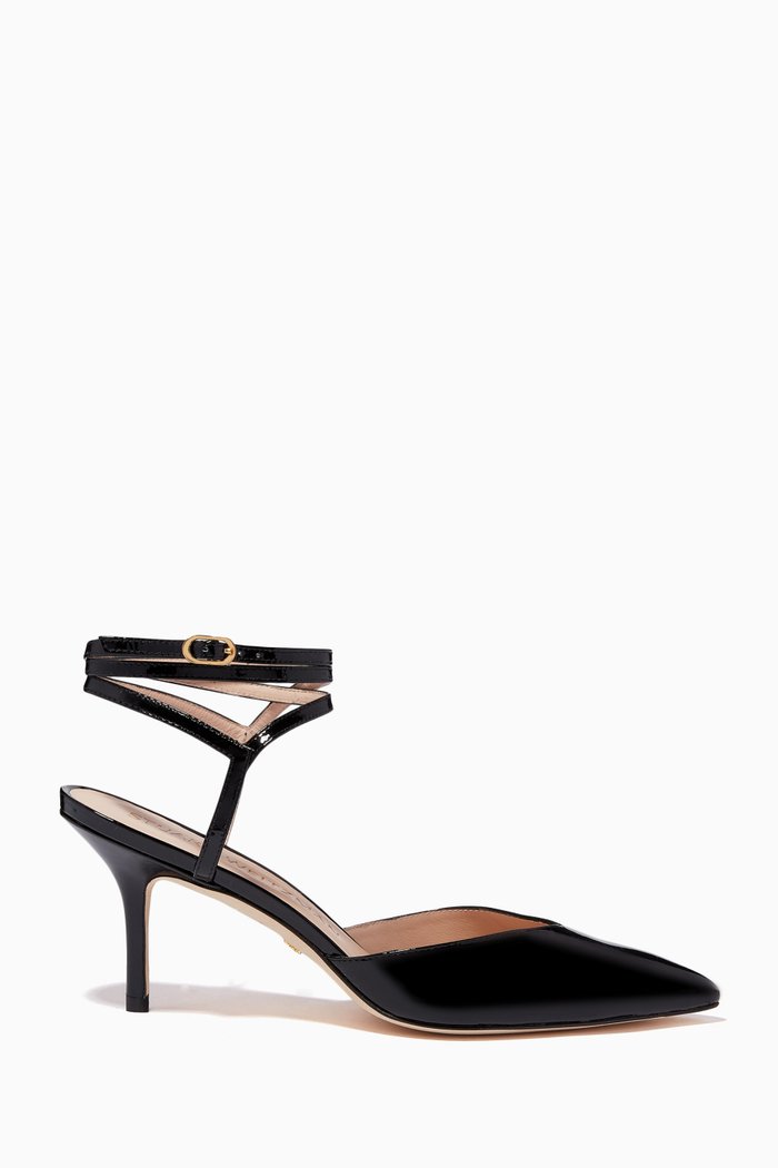 

The Revel 75 Pumps in Patent Leather, Black