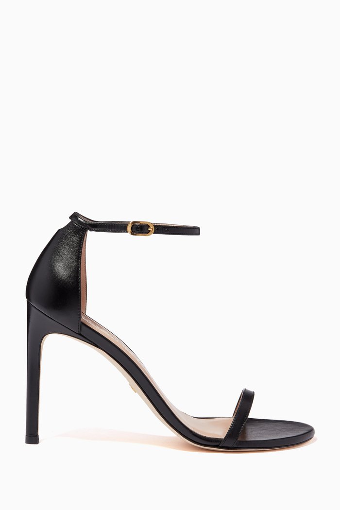 

The Nudistsong 105 Sandals in Leather, Black