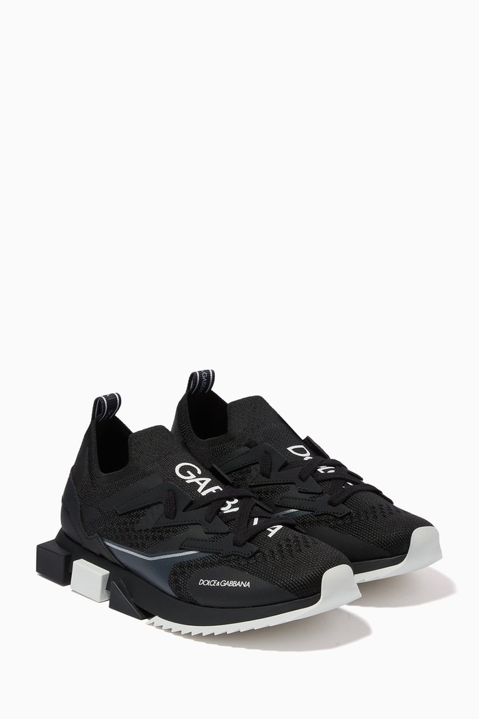 

Sorrento Slip On Sneakers in Stretch Mesh, Black