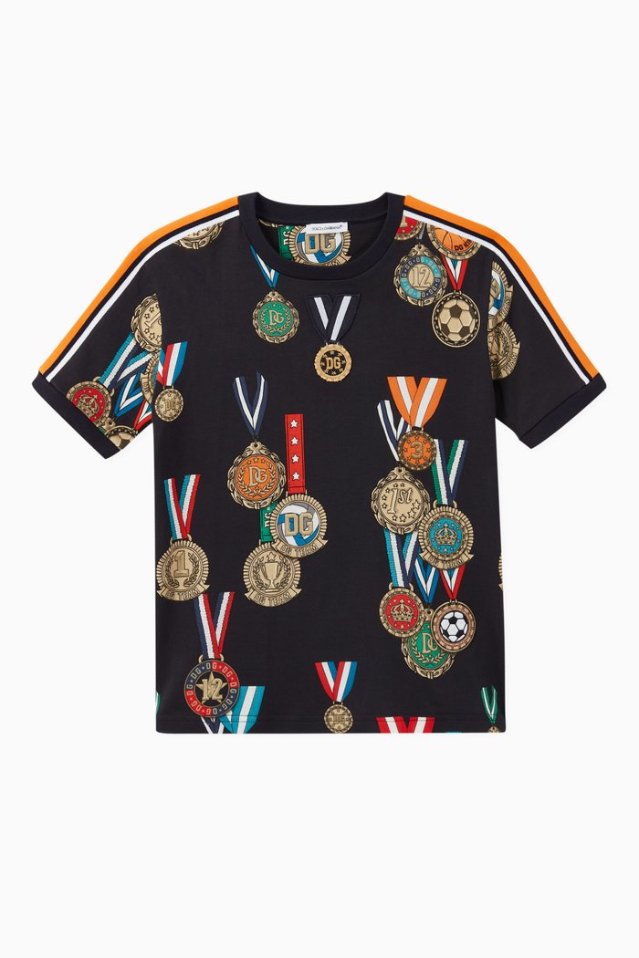 

Medal Graphic Jersey T-Shirt, Blue