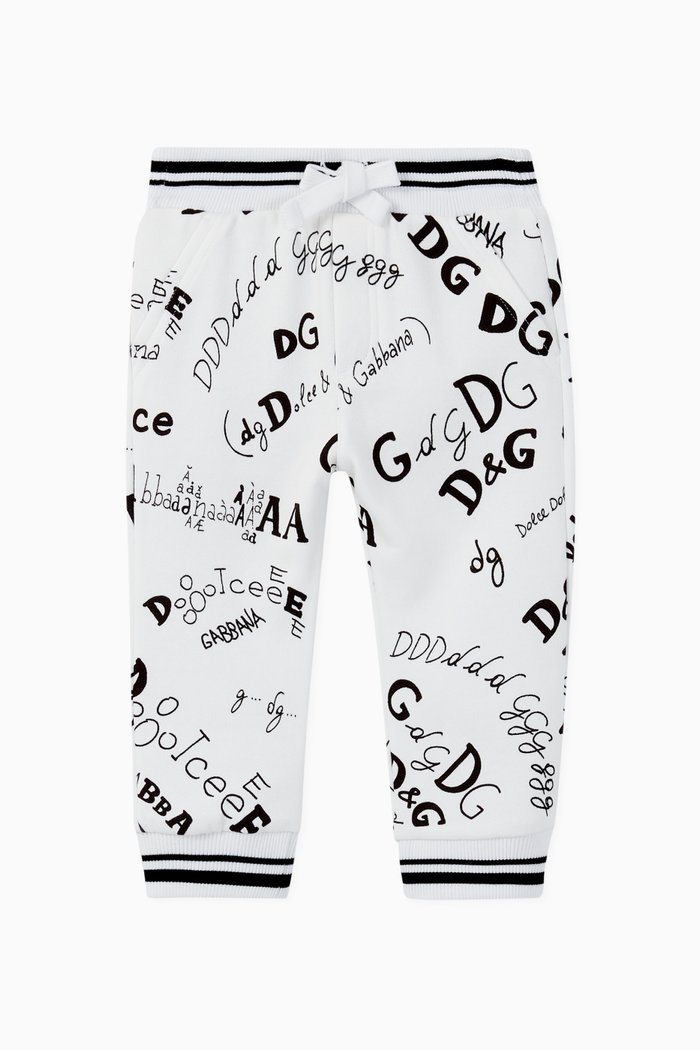 

Logo Jersey Sweatpants, White