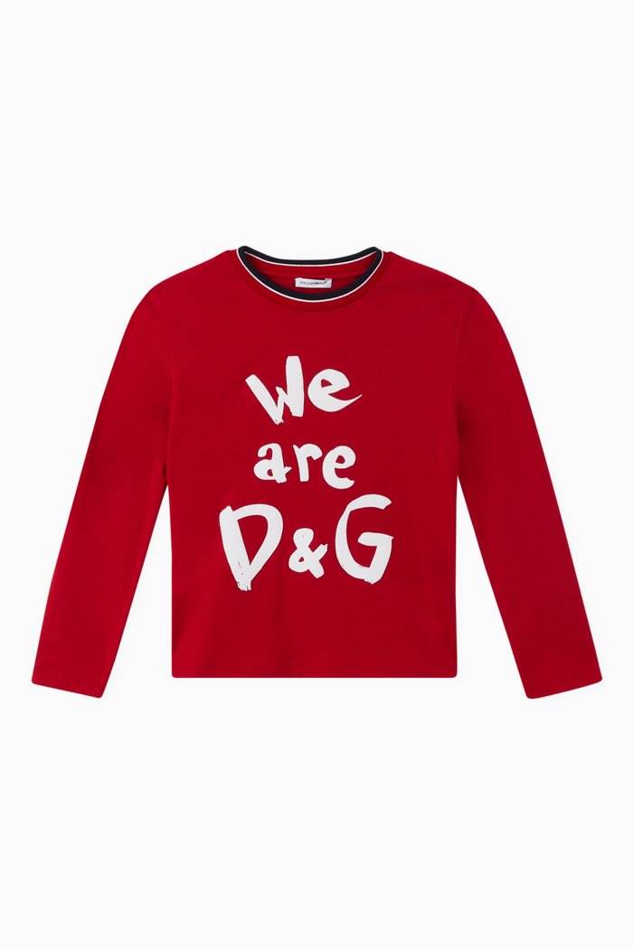 

We Are D&G Jersey T-Shirt, Red