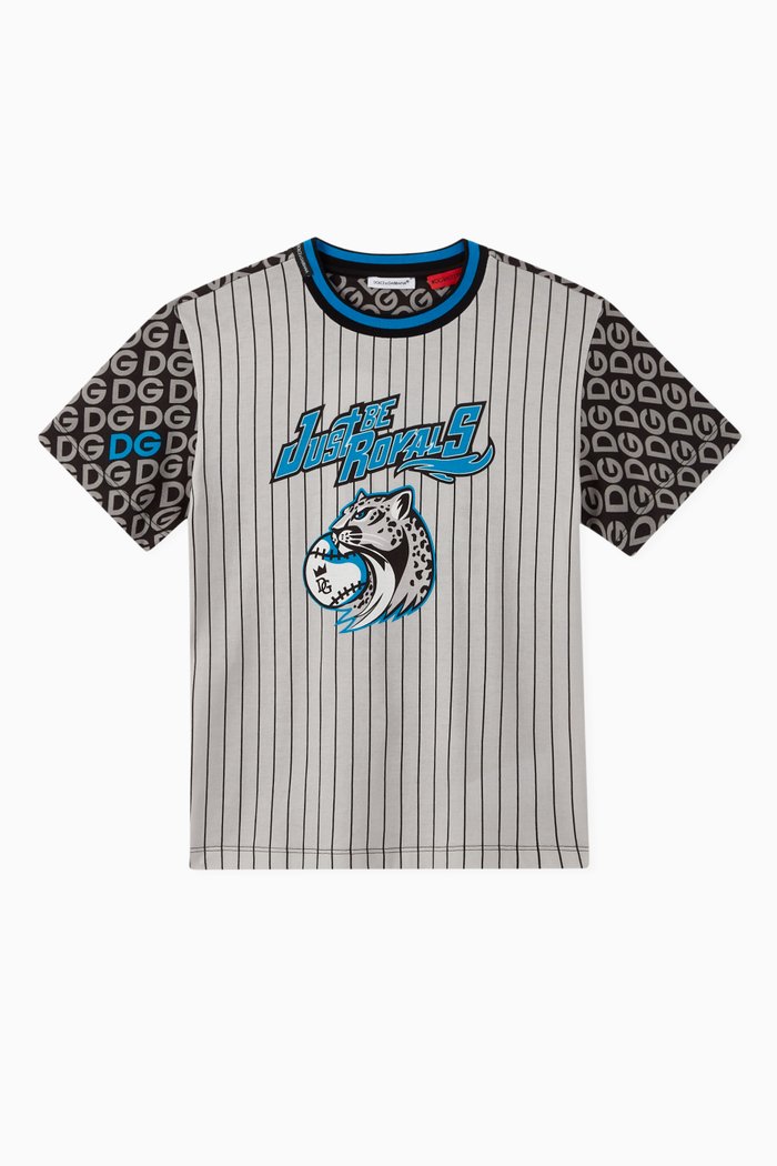 

Jungle Sport Baseball T-Shirt, Grey