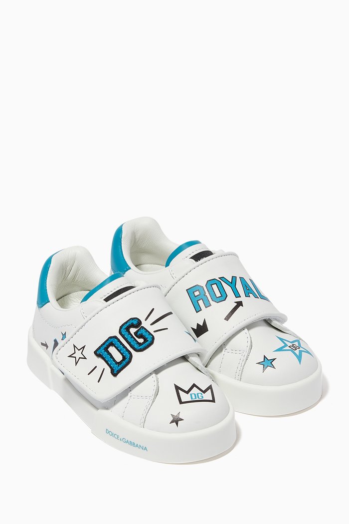 

Jungle Sport Sneakers in Leather, White