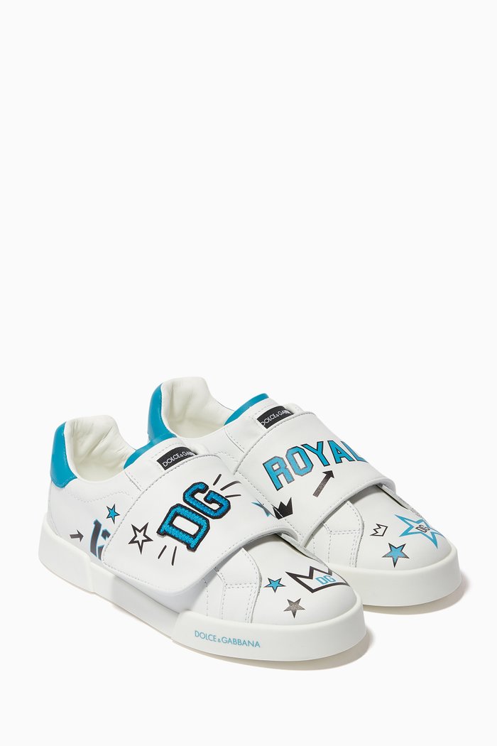 

Jungle Sport Sneakers in Leather, White