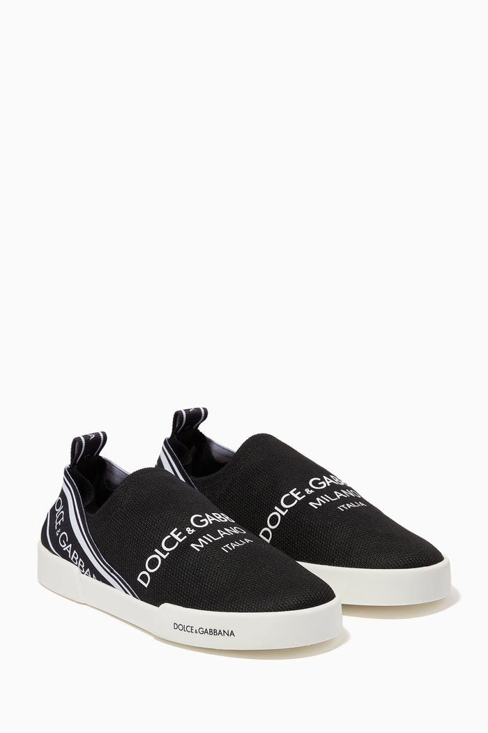 

Slip-On X Generation Logo Sneakers, Black