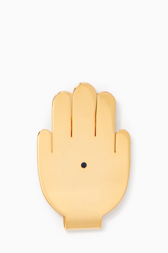 

Kaff Money Clip in 18k Gold-Plated Brass