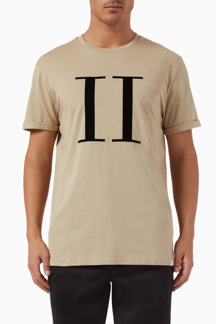 

Encore Logo T-shirt in Cotton, Neutral