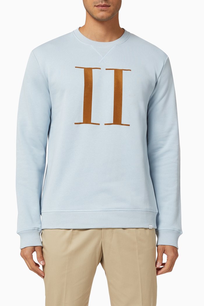 

Encore Logo Sweatshirt in Cotton, Blue