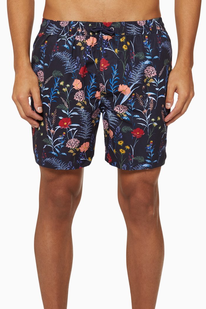 

Fleur D'été Swim Shorts, Blue