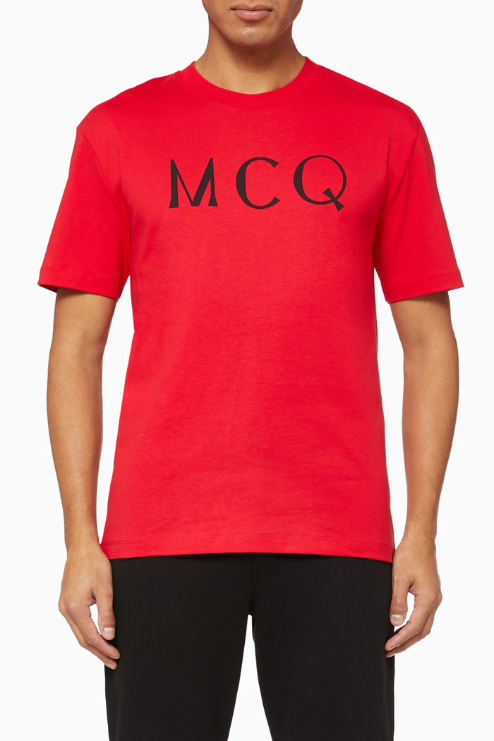 

MCQ Cotton Jersey T-Shirt, Red