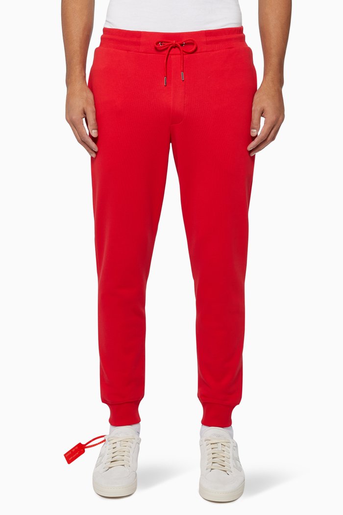 

MCQ Cotton Jersey Sweat Pants, Red