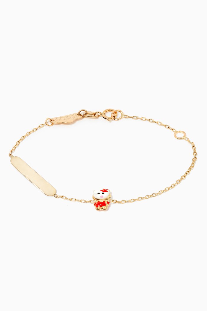

Wonder Kitten Bracelet in 18kt Yellow Gold