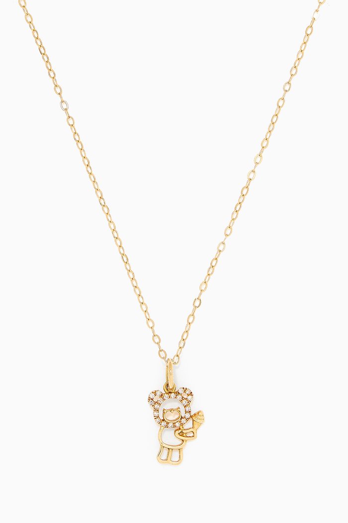 

Maya & Friends Diamond Pendant in 18kt Yellow Gold