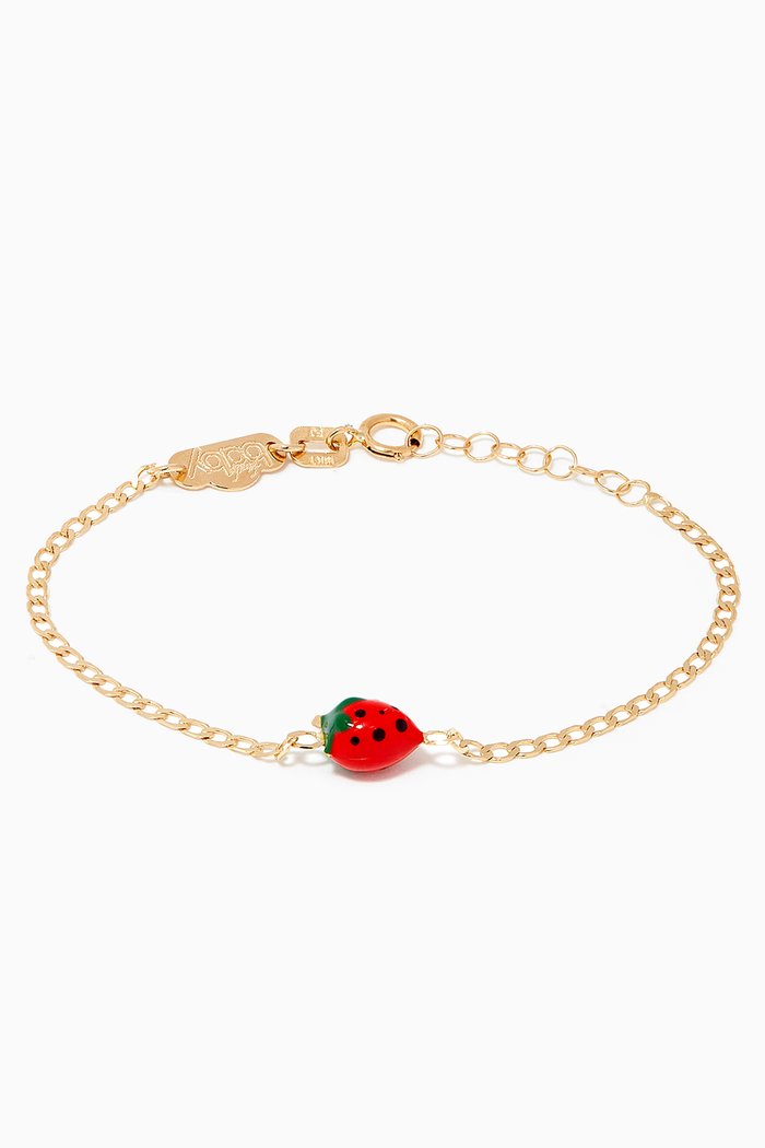 

Wonder Strawberry Bracelet in 18kt Yellow Gold