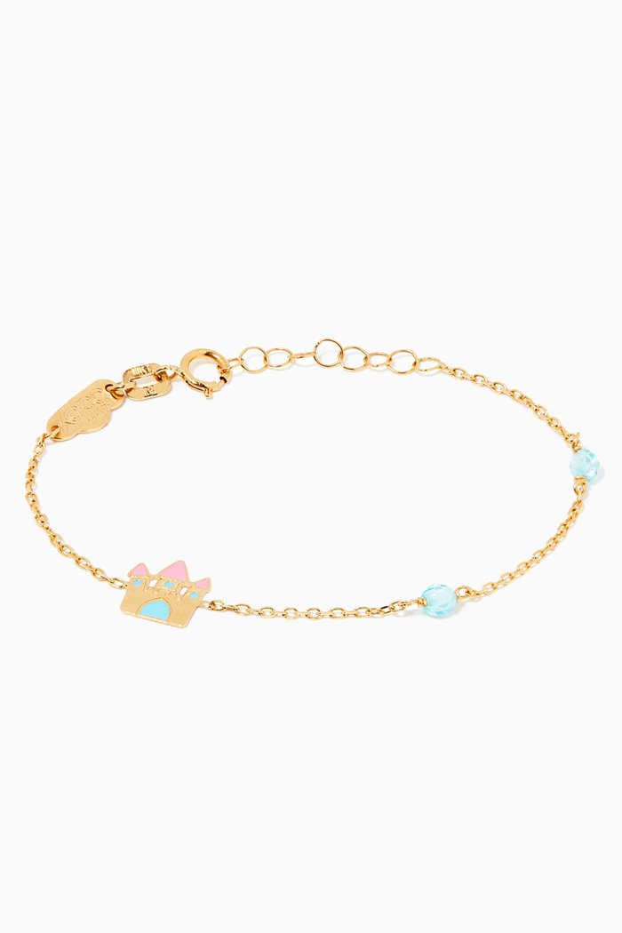 

Wonder Castle Charm Bracelet in 18kt Yellow Gold