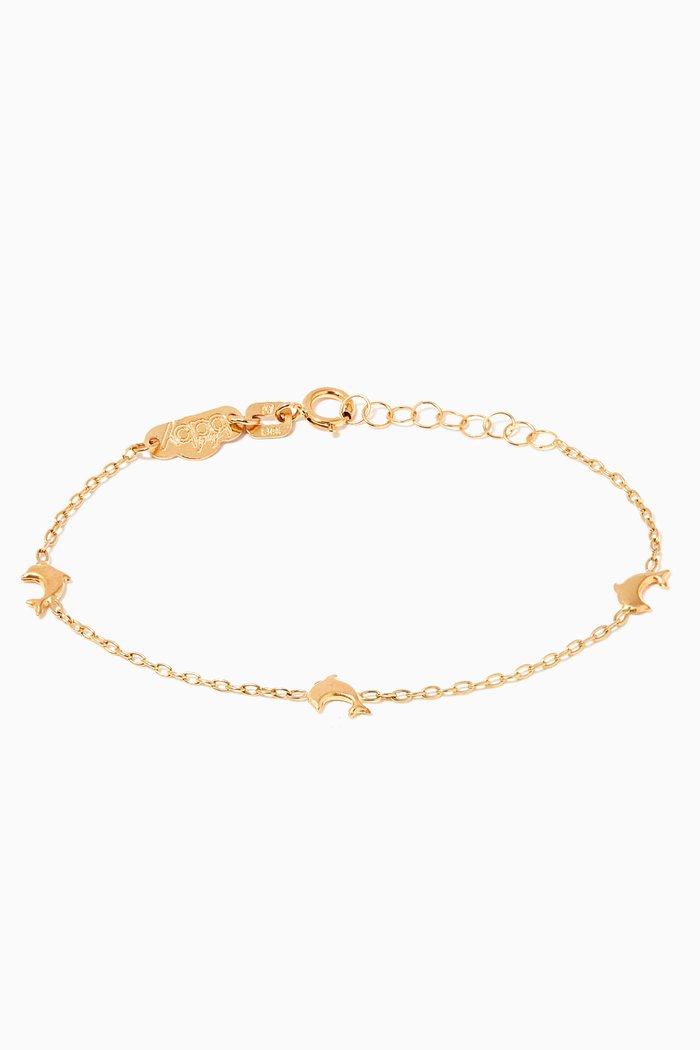 

Dolphin Bracelet in 18kt Yellow Gold