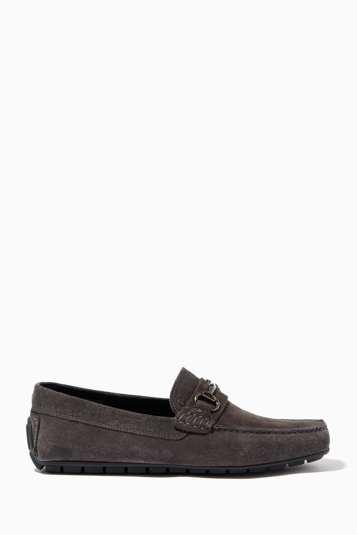 

Vigour Moccasins in Suede, Grey