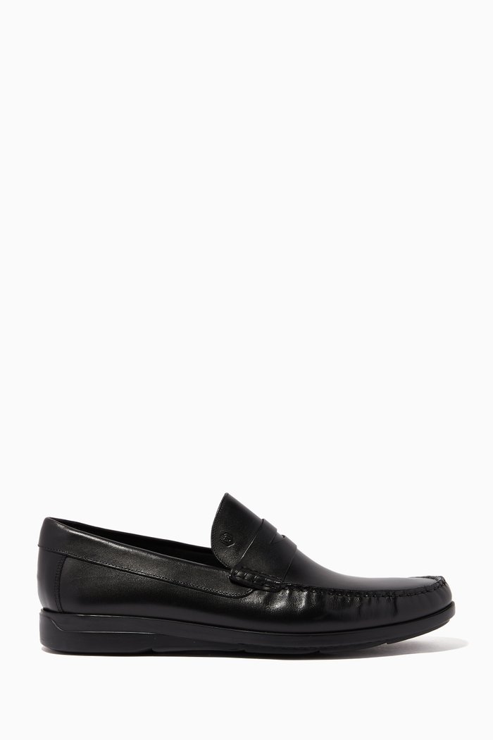

Victor XC Leather Loafers, Black
