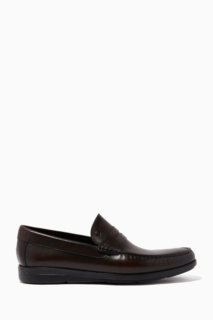 

Victor XC Leather Loafers, Brown