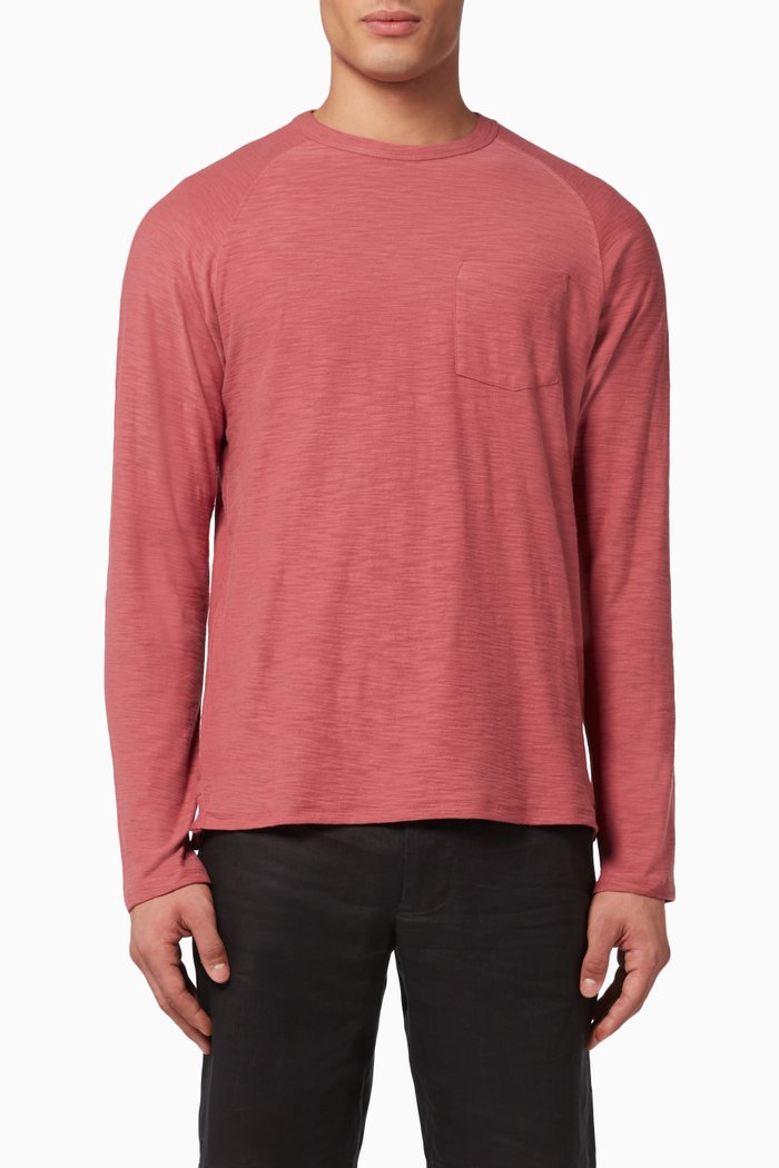 

Pocket Cotton T-Shirt, Pink