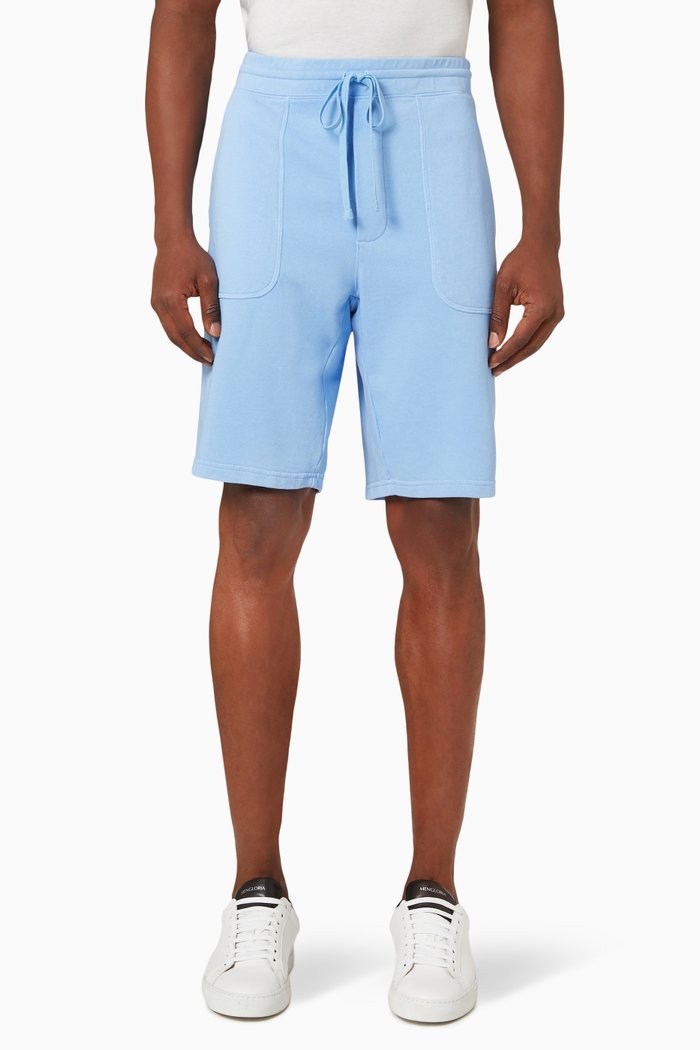 

Garment Dye Shorts in French Terry, Blue