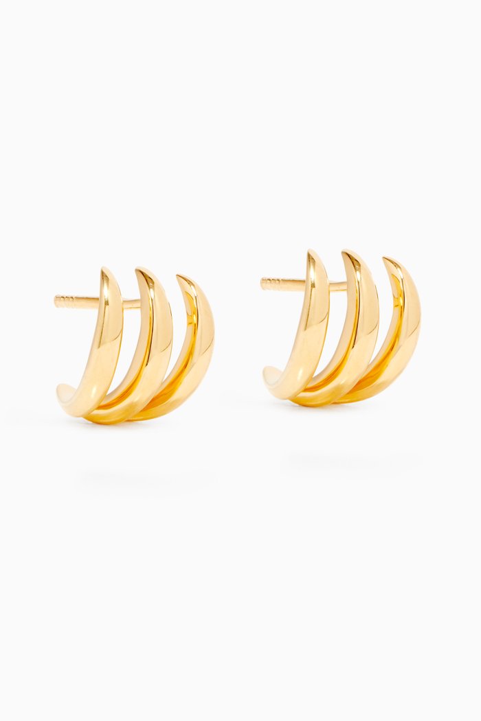 

Claw Studs in 18kt Gold-Plated Sterling Silver