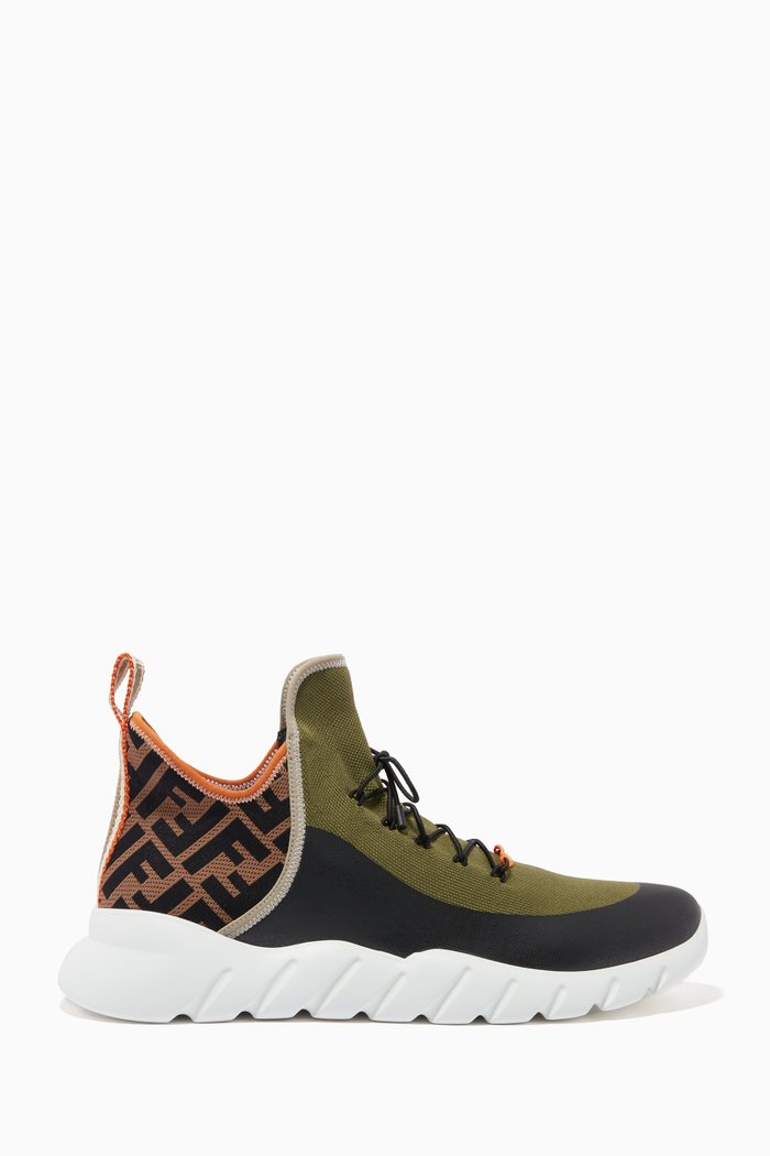

FF Running Sneakers in Tech Mesh, Green