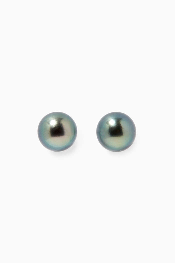 

Akila Pearl Stud Earring in 18kt Rose Gold, Red