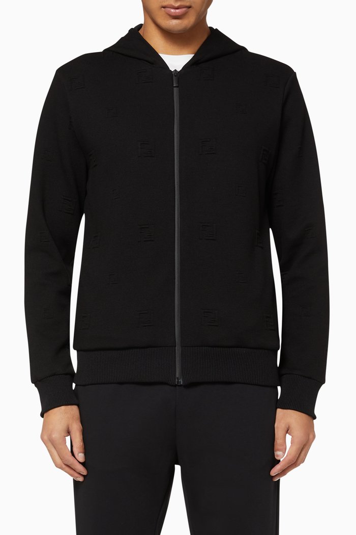 

FF Technical Jersey Hooded Sweatshirt, Black
