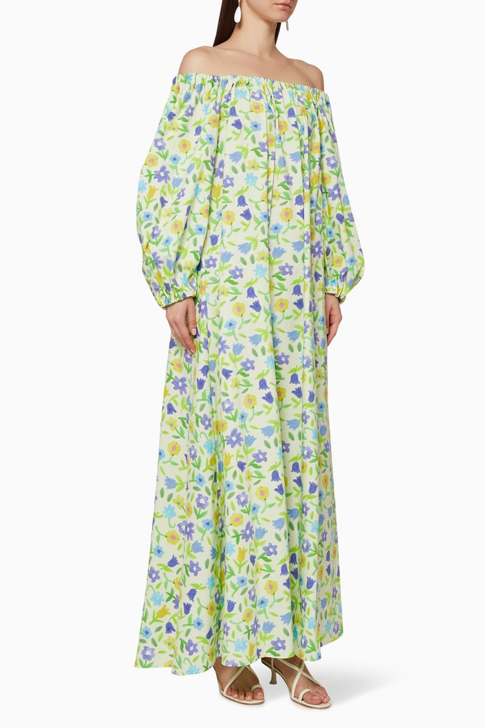 

Bobby Floral Cotton Dress, White