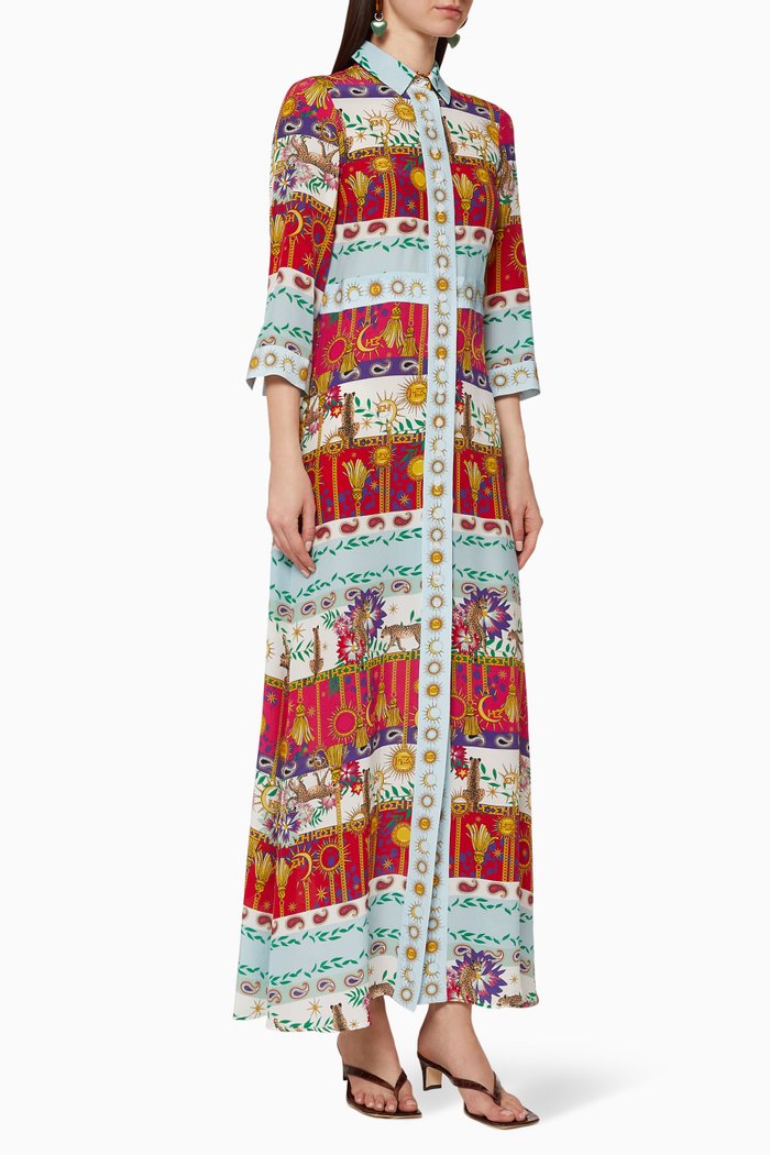 

Enchanted Leopard Shirt Dress, Multicolour