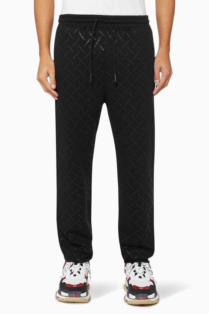 

County Cotton Sweatpants, Black