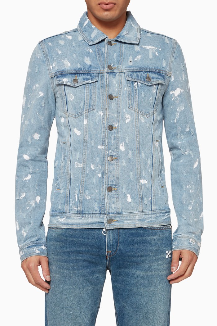 

Arch Logo Denim Jacket﻿, Blue