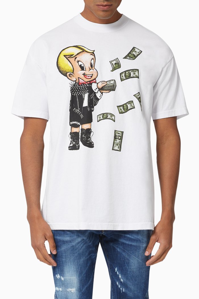 

Baller Box Cotton T-Shirt, White