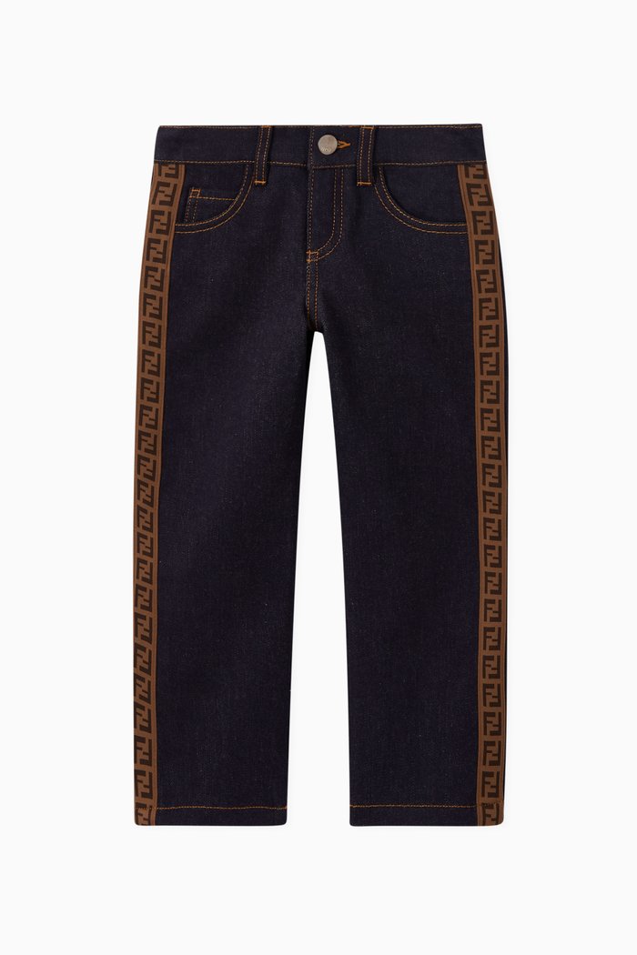 

FF Band Denim Jeans, Blue