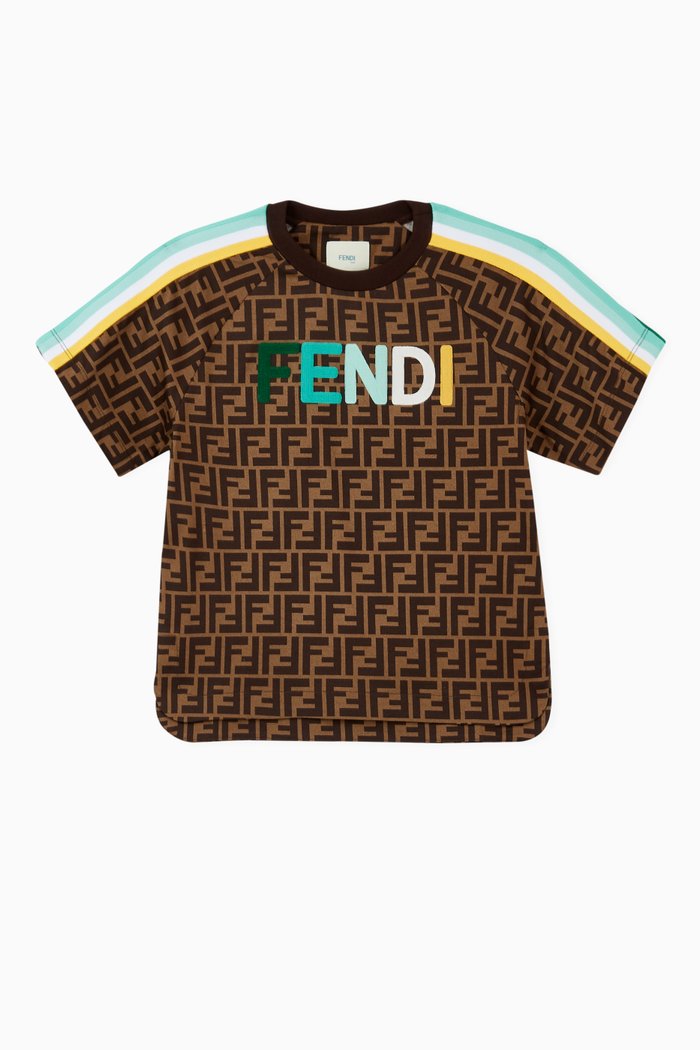 

FF Logo T-Shirt in Cotton, Multicolour