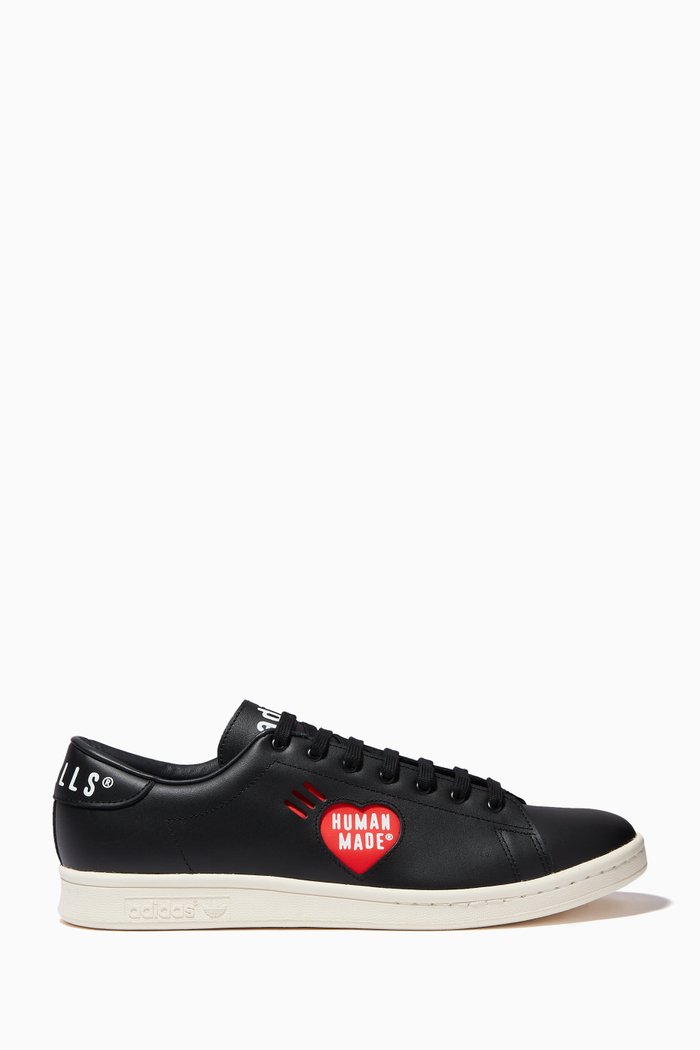 

x Human Made Stan Smith Sneakers in Leather, Black