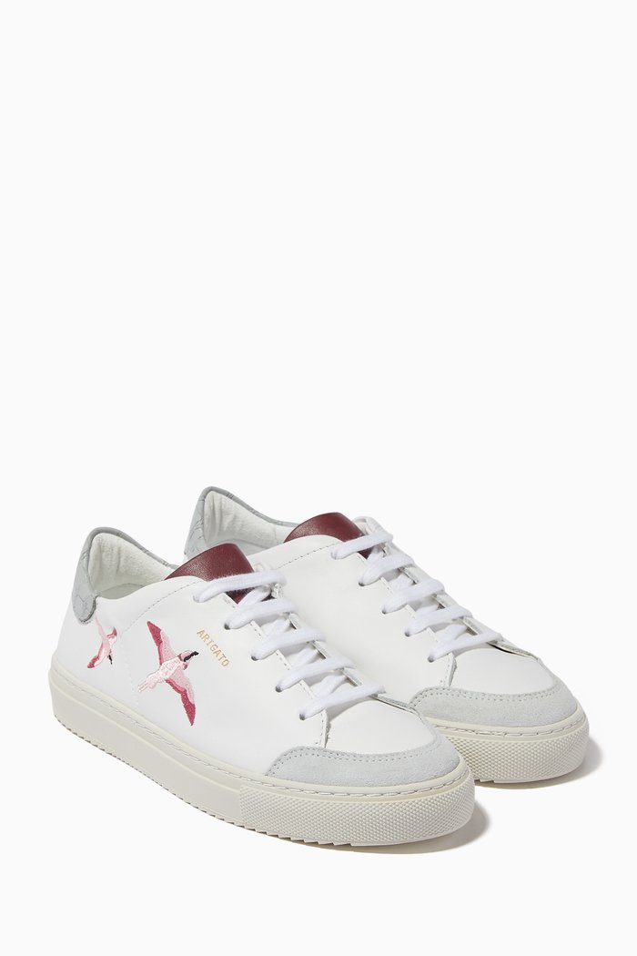 

Clean 90 Triple Bird Sneakers in Leather, White