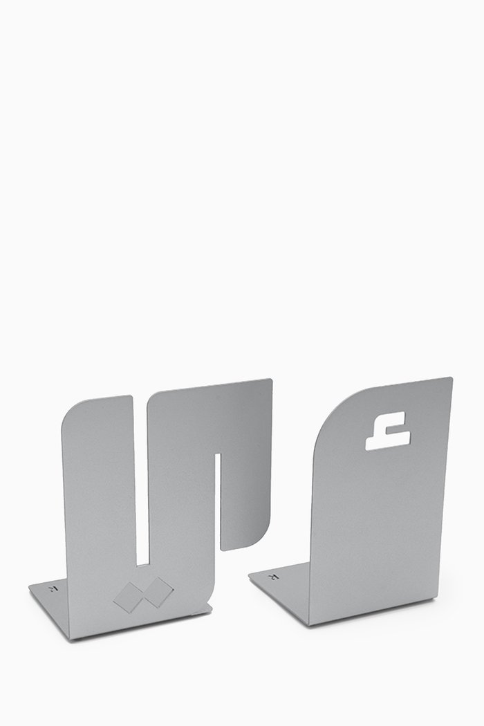 

Alef Ya’a Book Ends, Silver