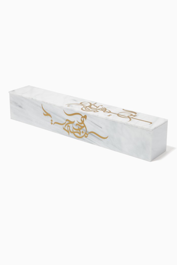 

Calligraffiti Rectangle Box, White