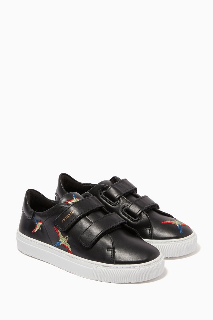 

Clean 90 Bird Sneakers in Leather, Black