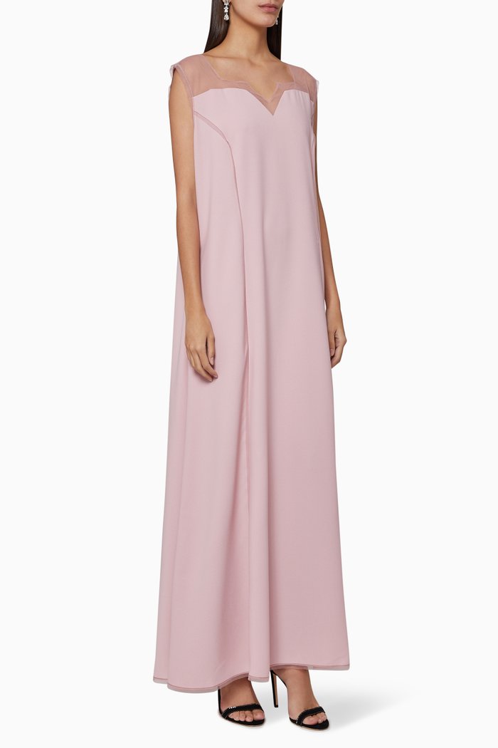 

Spanish Crepe Inner Dress, Pink